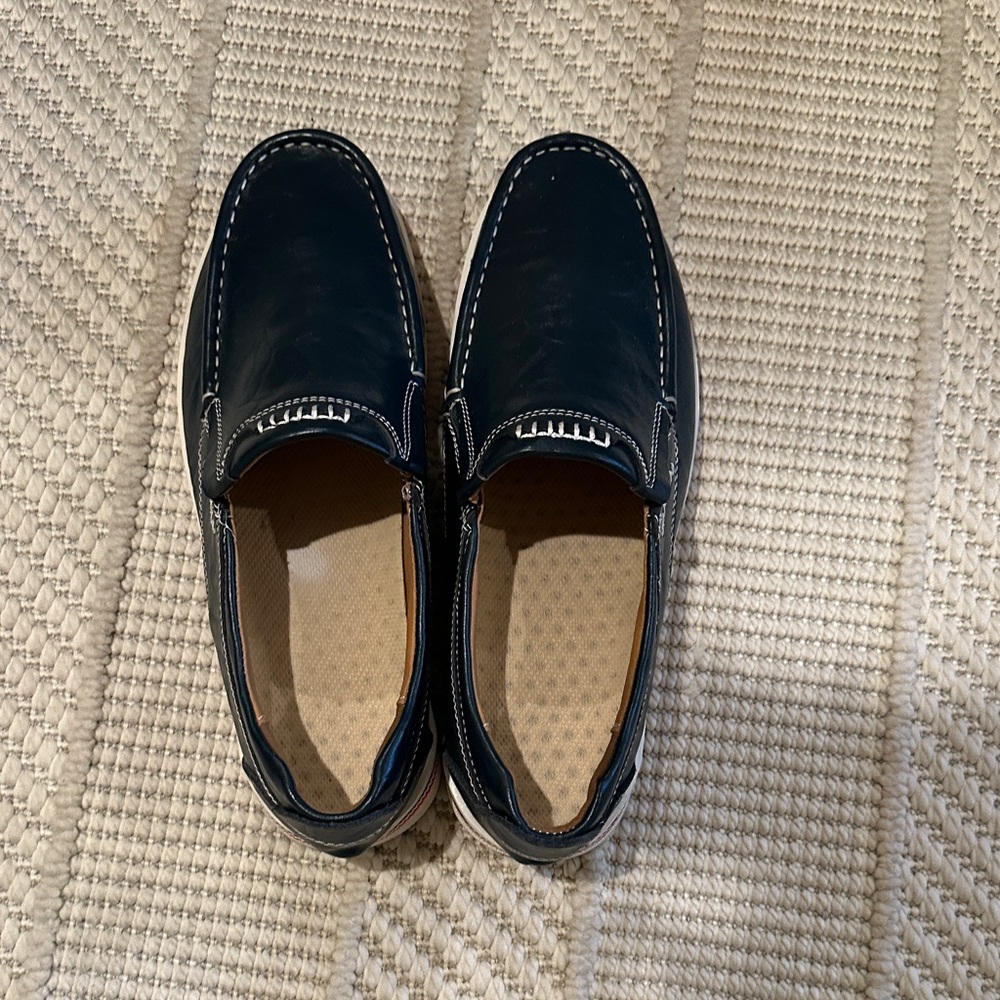 Men's Navy Slip-On Shoes Size 46 (US 12)